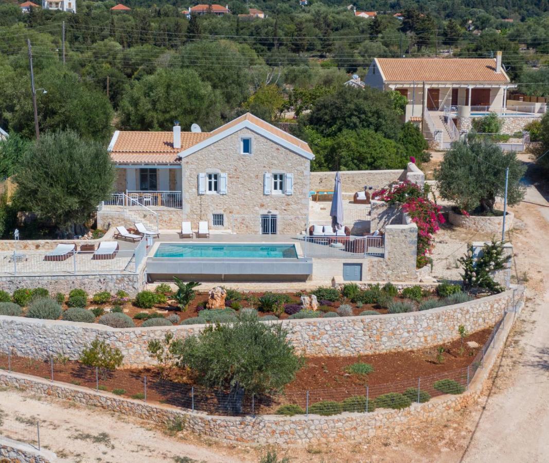 Fiscardo Luxury Stone Villa Alex ,With Sunset View! Fiskardo Exteriör bild