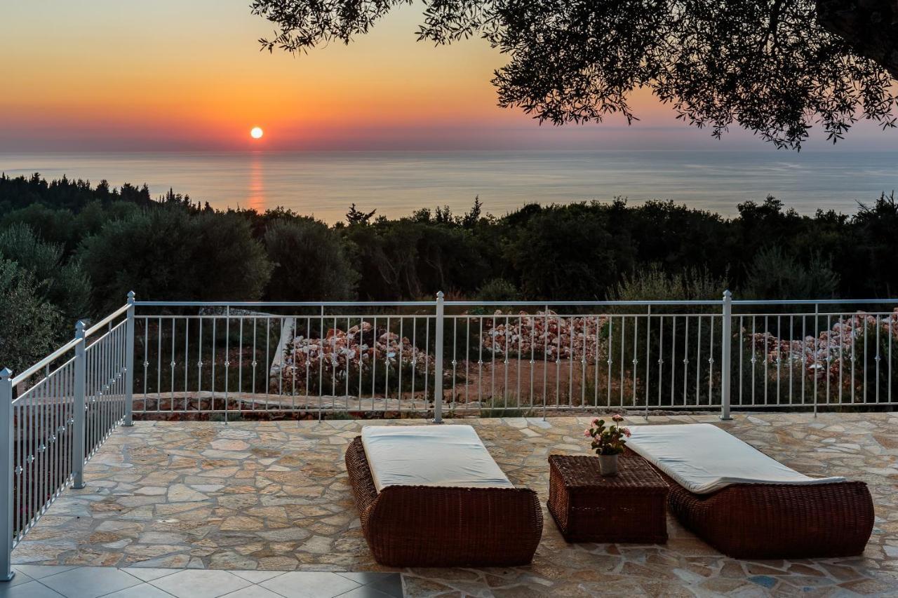 Fiscardo Luxury Stone Villa Alex ,With Sunset View! Fiskardo Exteriör bild