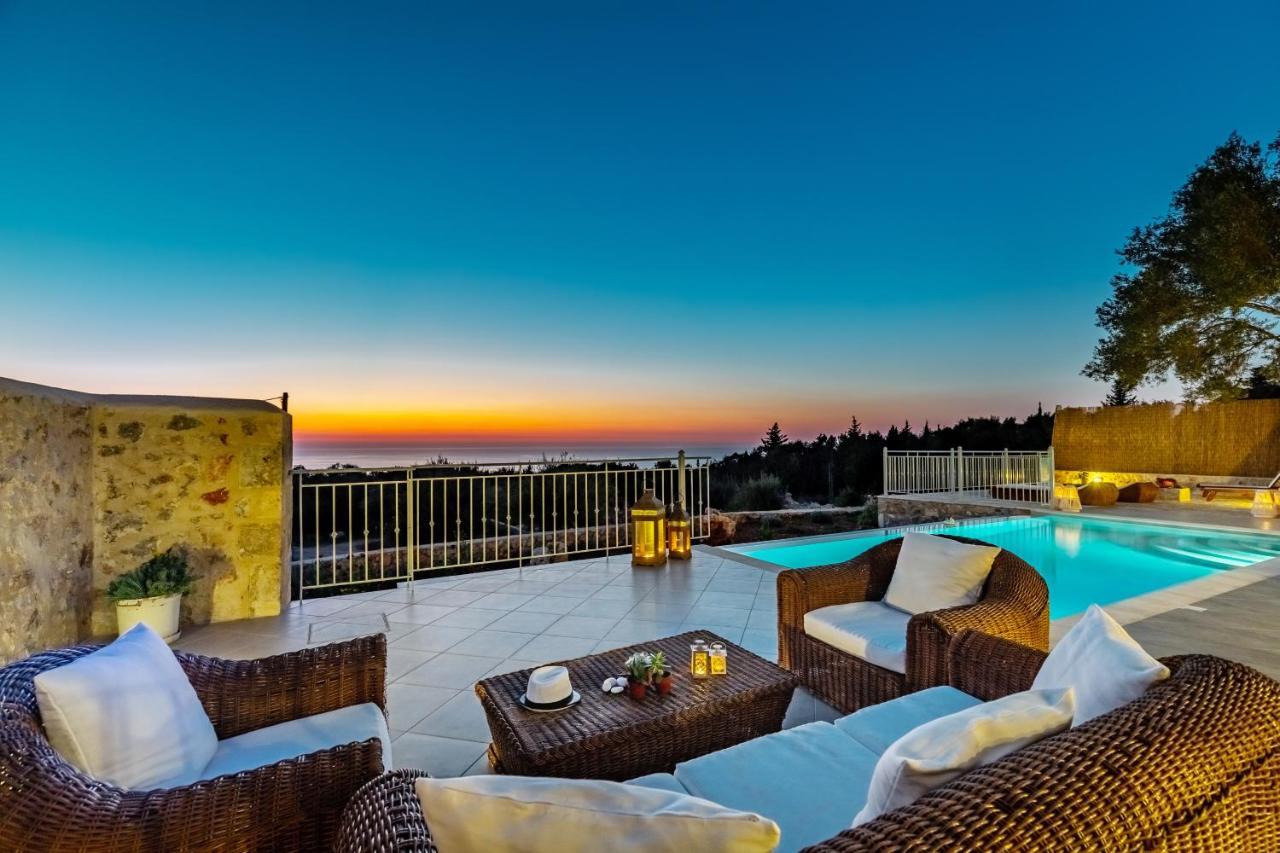 Fiscardo Luxury Stone Villa Alex ,With Sunset View! Fiskardo Exteriör bild